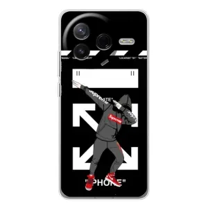Чеохол для Xiaomi POCO F7 Pro з картинкою Supreme (AlphaPrint) (Супрім)