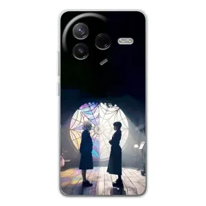 Чехлы Венсдей на Xiaomi POCO F7 Pro Уэнсдей (AlphaPrint) (Уэнздей и Инид)