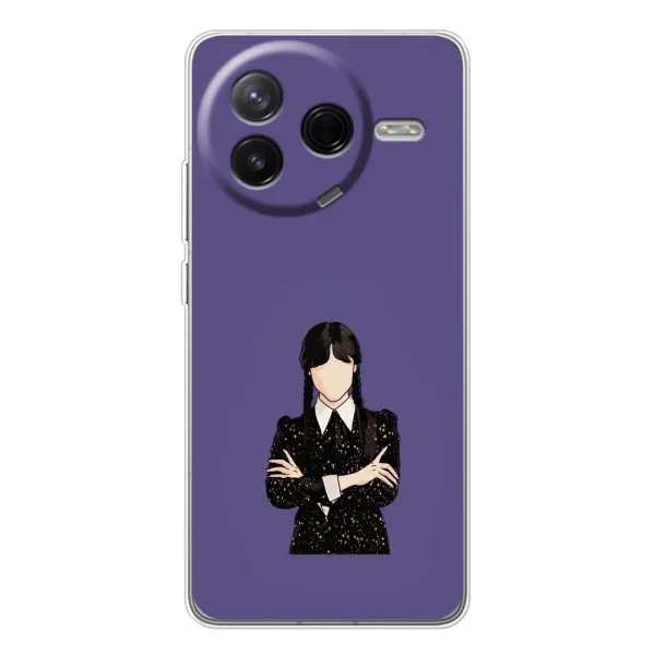 Чехол с принтом «Уэнздей в черном» для Xiaomi POCO F7 Pro