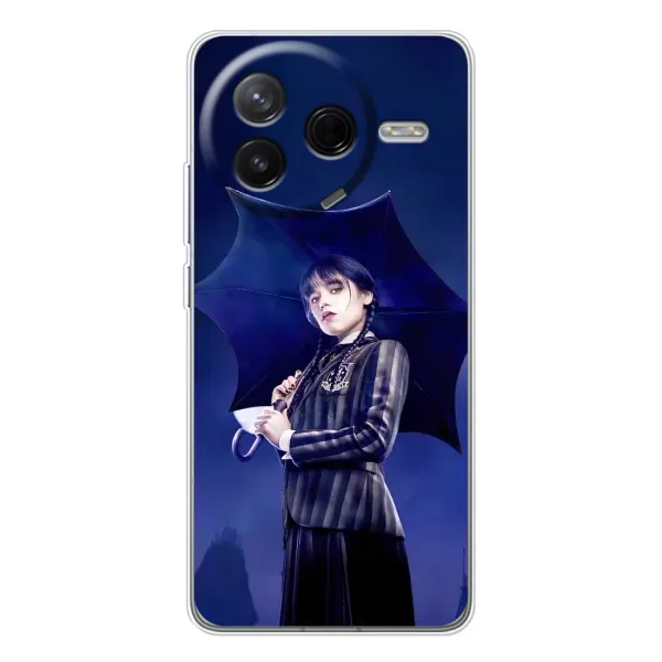 Чехол с принтом «Уэнздей с зонтом» для Xiaomi POCO F7 Pro