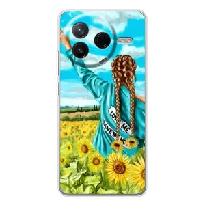 Чехол для Патриота Украины Xiaomi POCO F7 Pro - (AlphaPrint) (Украиночка)