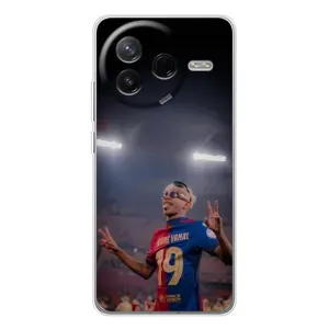 Чехол с футболистом Ламин Ямаль Xiaomi POCO F7 Pro (Ямаль на стадионе)