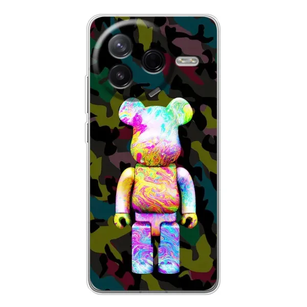 Чехол с принтом «Яркий Bearbrick» для Xiaomi POCO F7 Pro