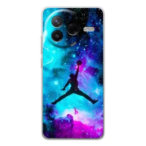Чехлы для Xiaomi POCO F7 Pro - с картинкой JORDAN (AlphaPrint) (Яркий Джордан)