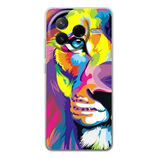 Чехол с принтом «Яркий Лев» для Xiaomi POCO F7 Pro