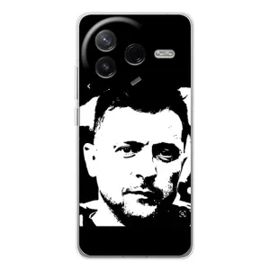 Чохол для Xiaomi POCO F7 Pro (AlphaPrint - с принтом Зеленського) (Зеленский АРТ)