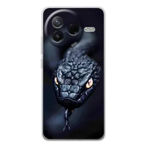 Чехол с принтом «Черная змея» для Xiaomi POCO F7 Pro