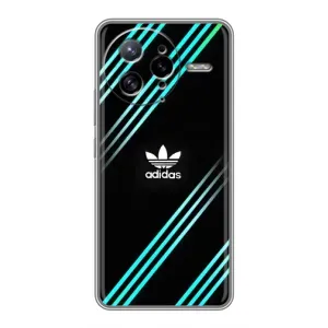 Чехлы Адидас для Xiaomi POCO F7 Ultra (AlphaPrint) (Адидас с полосами)