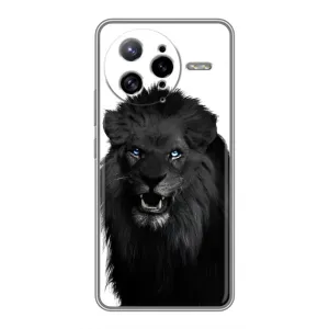 Чехлы с картинками животных Xiaomi POCO F7 Ultra (Черный ЛЕВ)