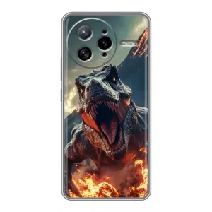 Чехол с принтом «Огненный динозавр» для Xiaomi POCO F7 Ultra