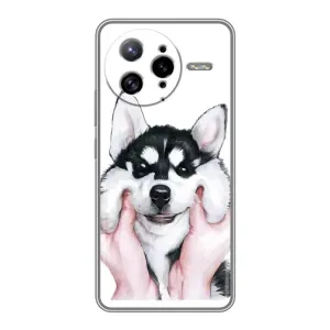 Чехлы с собаками для Xiaomi POCO F7 Ultra (VPrint) (Довольный Хаски)
