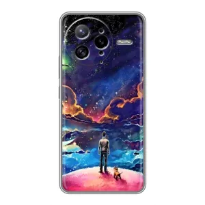 Космические Чехлы для Поко Ф7 Ультра (VPrint) (Галактический вид)
