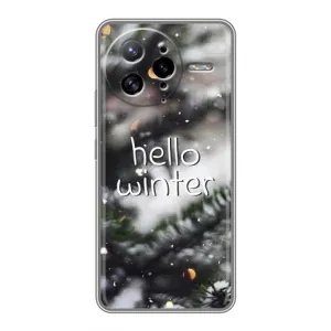 Новогодние, Праздничные Чехлы для Xiaomi POCO F7 Ultra - 2024 год (Hello winter)