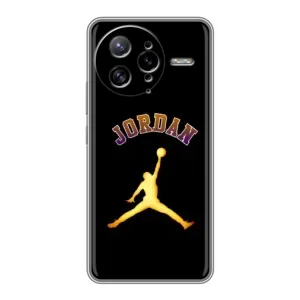 Чехлы для Xiaomi POCO F7 Ultra - с картинкой JORDAN (AlphaPrint) (Jordan Gold)