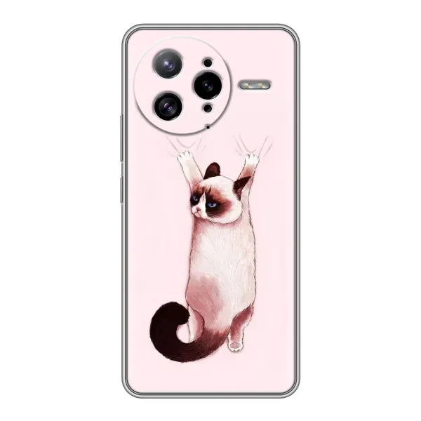 Чохол з принтом «Котик падає» для Xiaomi POCO F7 Ultra Чохол з принтом «Котик падає» для Xiaomi POCO F7 Ultra