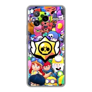 Чехол для Xiaomi POCO F7 Ultra Бравл Старс (VPrint) (Лого Brawl Stars)