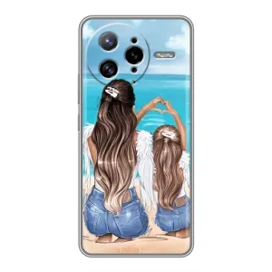 Чохол з друком для Xiaomi POCO F7 Ultra - (Мама з дитинкою) (AlphaPrint) (Мама з донькою)