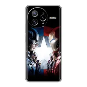 Чехол с принтом «Марвел стайл» для Xiaomi POCO F7 Ultra