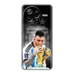 Чехлы для Xiaomi POCO F7 Ultra (Leo чемпион) (AlphaPrint) (Месси Чемпион)