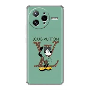 Чехлы Луи Витон для Xiaomi POCO F7 Ultra (AlphaPrint - LOUIS VUITTON) (Микки Маус LV)