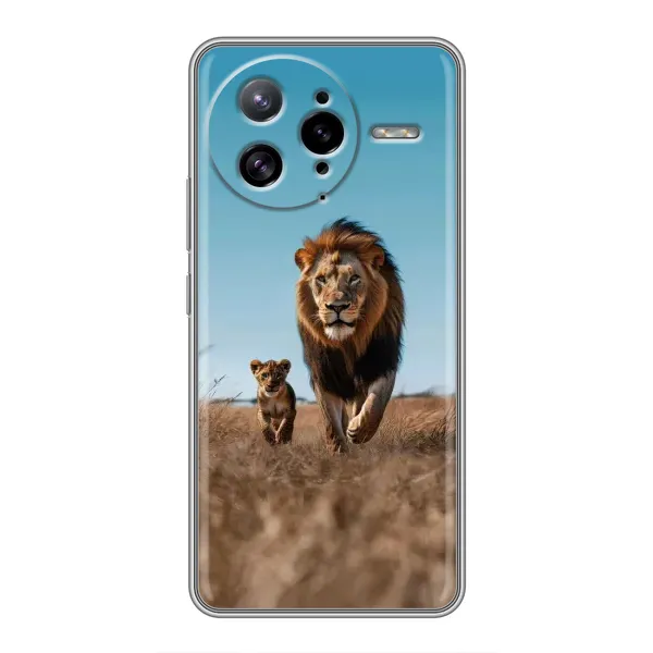 Чехол с принтом «Мусафа и Симба» для Xiaomi POCO F7 Ultra