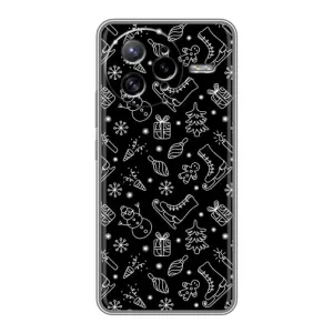 Новогодние, Праздничные Чехлы для Xiaomi POCO F7 Ultra - 2024 год (Новогодний фон)