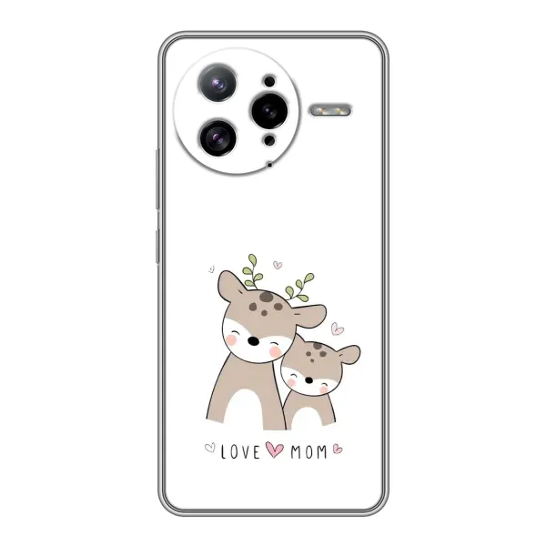 Чехол с принтом «Оленята мама и малыш» для Xiaomi POCO F7 Ultra Чехол с принтом «Оленята мама и малыш» для Xiaomi POCO F7 Ultra