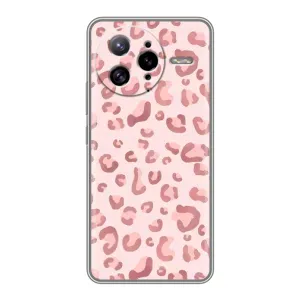 Чехол с розовым рисунком для Xiaomi POCO F7 Ultra (Розовый леопард)
