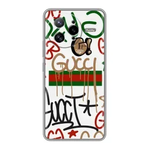 Брендновые Чехлы для Xiaomi POCO F7 Ultra - (PREMIUMPrint) (Стиль GUUCI)