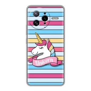 Чохол для Поко Ф7 Ультра - (Єдинорожки - Новинки) (AlphaPrint) (Unicorn)