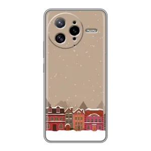 Новогодние, Праздничные Чехлы для Xiaomi POCO F7 Ultra - 2024 год (Зимний город)
