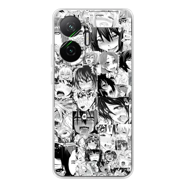 Чехол с принтом «Ahegao manga» для Xiaomi POCO F7