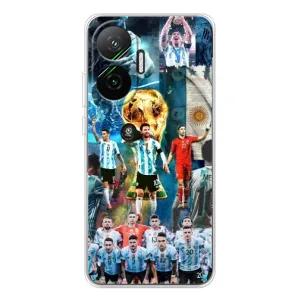 Чехлы Месси для Xiaomi POCO F7 (AlphaPrint) (Аргентина Месси)