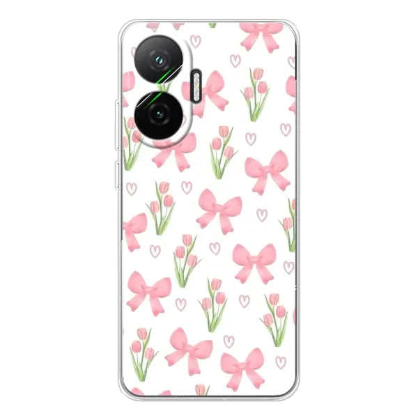 Чохол з принтом «Банти і квіти» для Xiaomi POCO F7