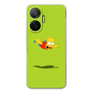 Чехол с Симпсонами для Xiaomi POCO F7 (VPrint) (Барт Симпсон)