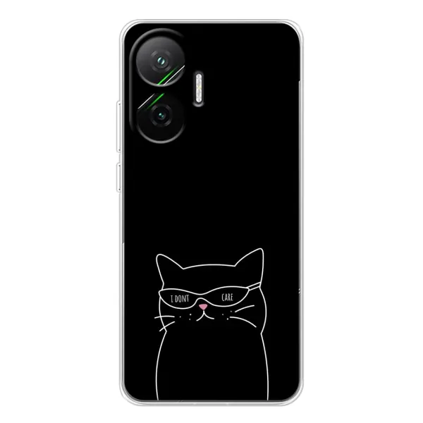 Чехол с принтом «Равнодушный кот» для Xiaomi POCO F7
