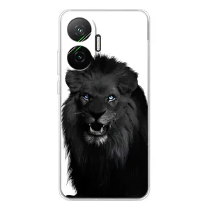 Чехлы с картинками животных Xiaomi POCO F7 (Черный ЛЕВ)