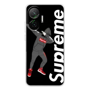 Чехол для Xiaomi POCO F7 с картинкой Supreme (AlphaPrint) (Деб Суприм)