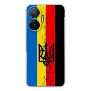 Украинские Чехлы для Xiaomi POCO F7 с картинкой УПА (AlphaPrint) (Флаг УПА)
