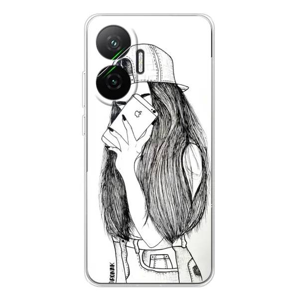 Чохол з принтом «Фото дівчини» для Xiaomi POCO F7 Чохол з принтом «Фото дівчини» для Xiaomi POCO F7