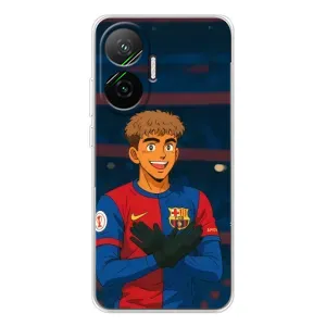 Чехол с футболистом Ламин Ямаль Xiaomi POCO F7 (Футболист Ямаль)