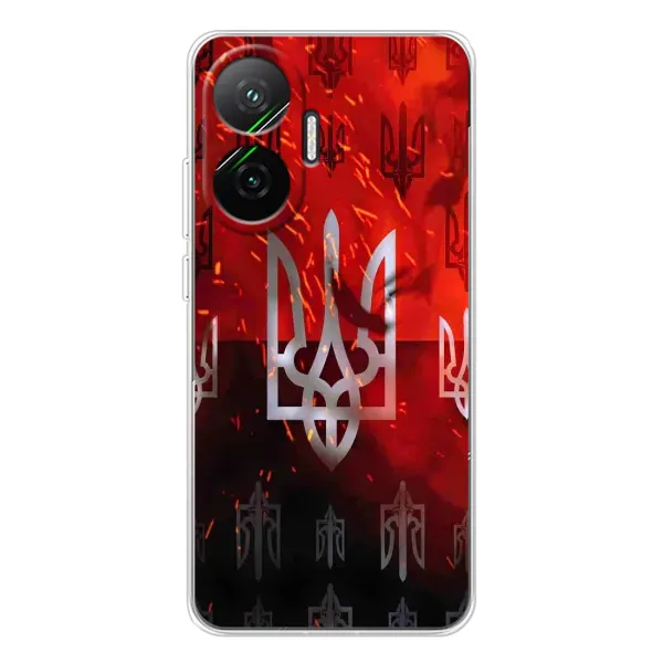Чехол с принтом «ГЕРБ УПА» для Xiaomi POCO F7 Чехол с принтом «ГЕРБ УПА» для Xiaomi POCO F7