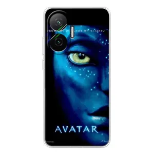 Чехлы с фильма АВАТАР для Xiaomi POCO F7 (AlphaPrint) (глаз Аватара)