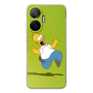 Чехол с Симпсонами для Xiaomi POCO F7 (VPrint) (Гомер Симпсон)