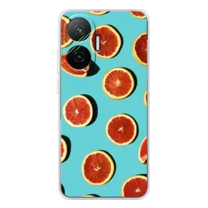Чехлы с Фруктами для Xiaomi POCO F7 (VPrint) (Грейпфрут)