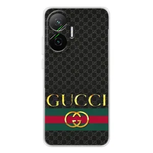 Чехлы ГУЧЧИ для Поко Ф7 (AlphaPrint) (Gucci оригинал)