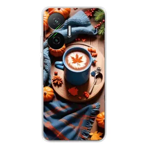 Чехол с принтом «Кофе и тыковки» для Xiaomi POCO F7