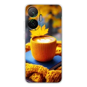 Чехол с принтом «Кофе на желтом пледе» для Xiaomi POCO F7