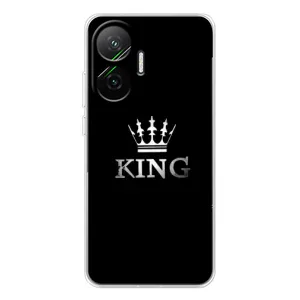 Чехол с Короной Поко Ф7 - (AlphaPrint) (KING)