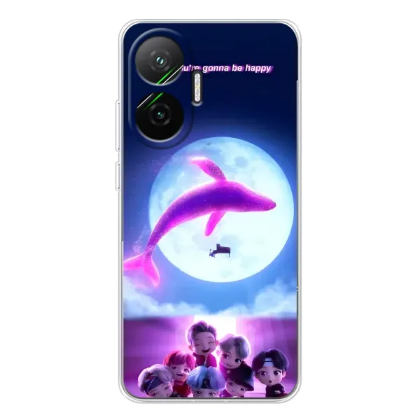 Чохол з принтом «КИТ BTS» для Xiaomi POCO F7 Чохол з принтом «КИТ BTS» для Xiaomi POCO F7